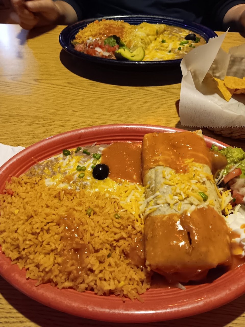 Specialty dishes and appetizers listed on a menu.